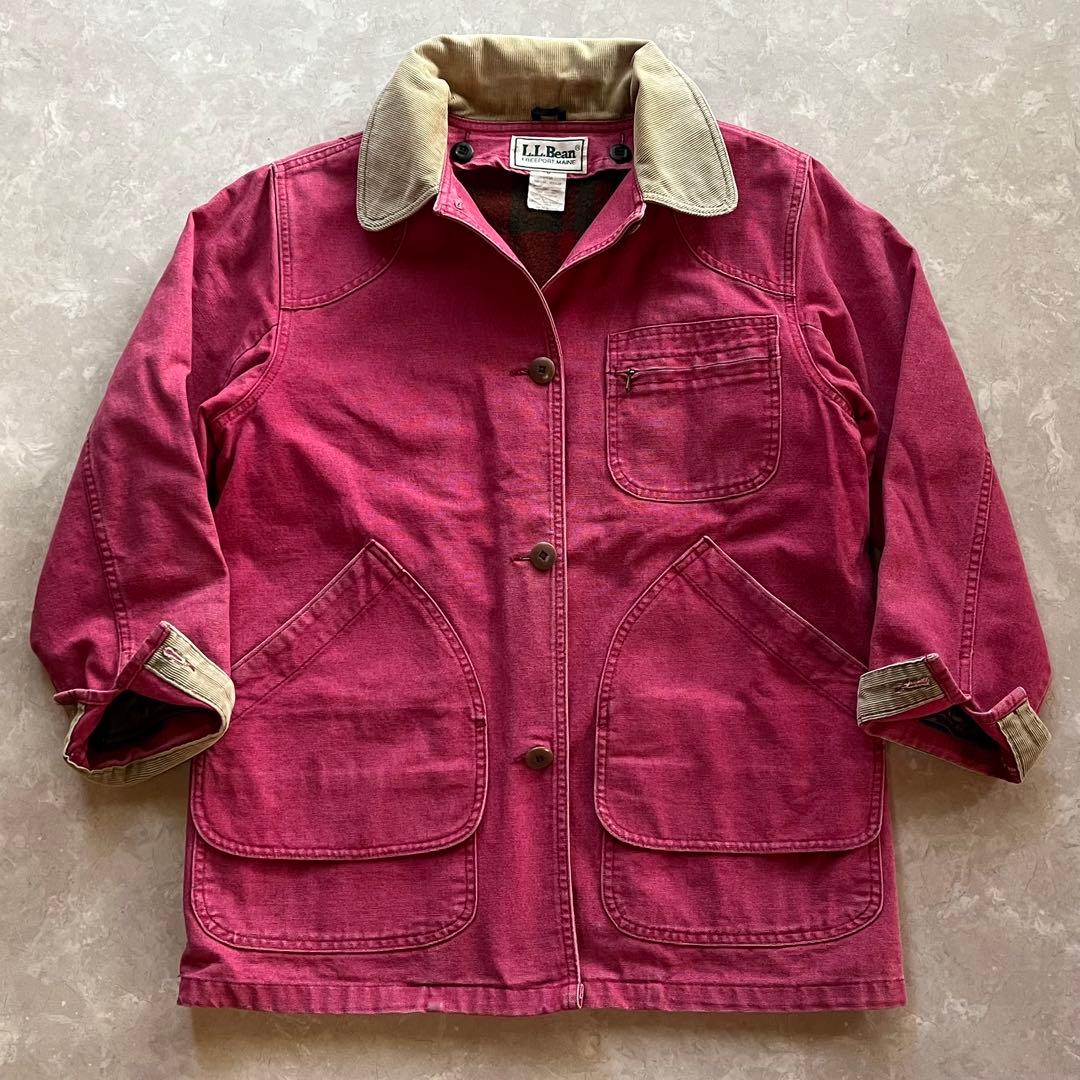 希少ヴィンテージ☆L.L.Bean USA製 ハンティングジャケット M 赤