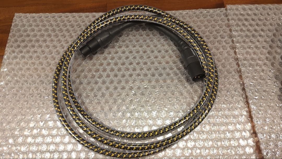 XLRケーブル Pro Yellow Oval 2.0m ×2本