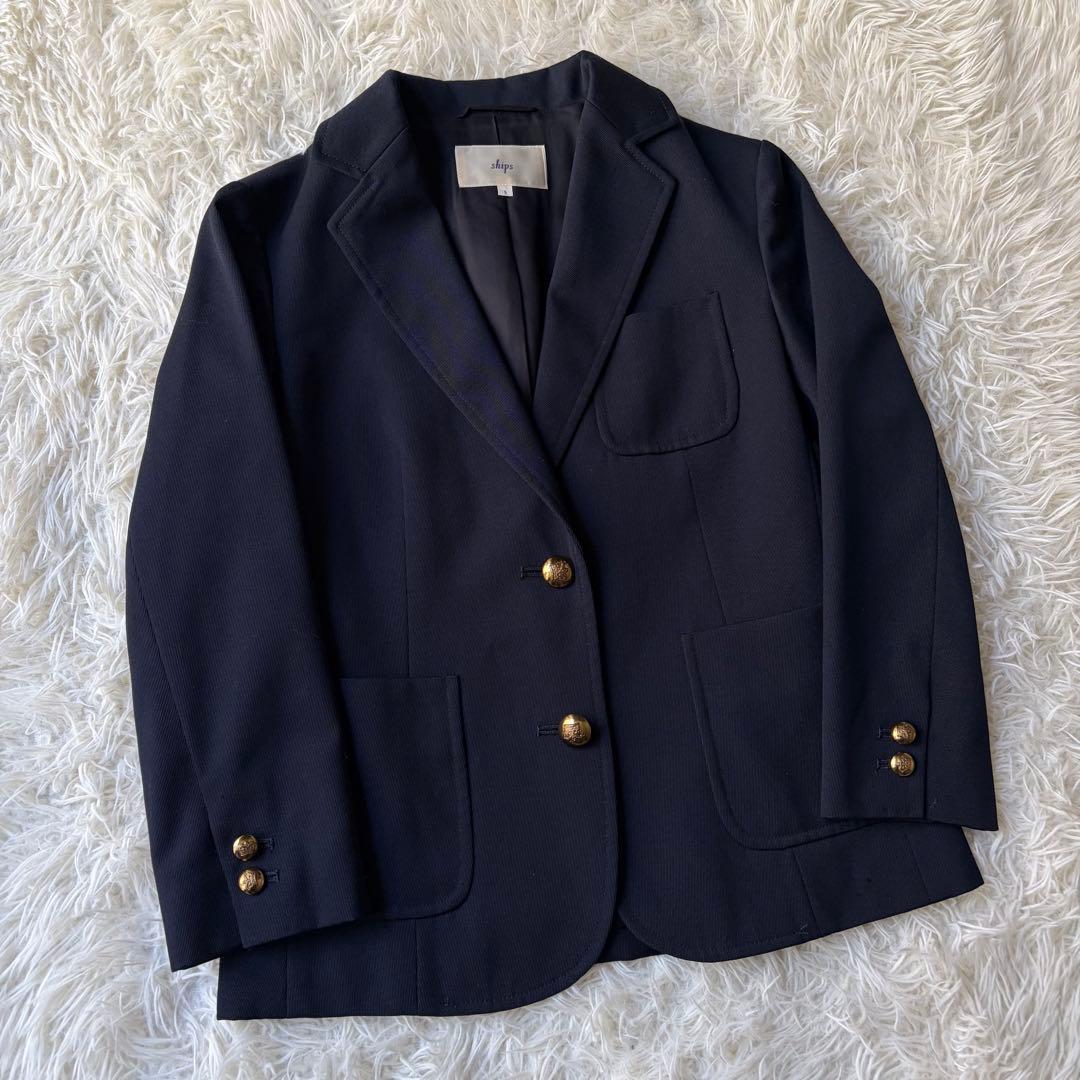 SHIPS シップス 紺ブレ 金ボタン ジャケット ブレザー - メルカリ