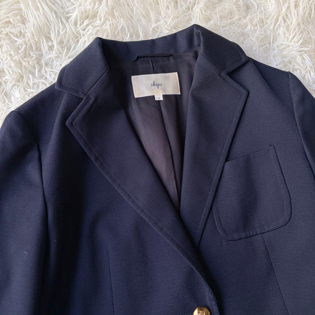 SHIPS シップス 紺ブレ 金ボタン ジャケット ブレザー - メルカリ