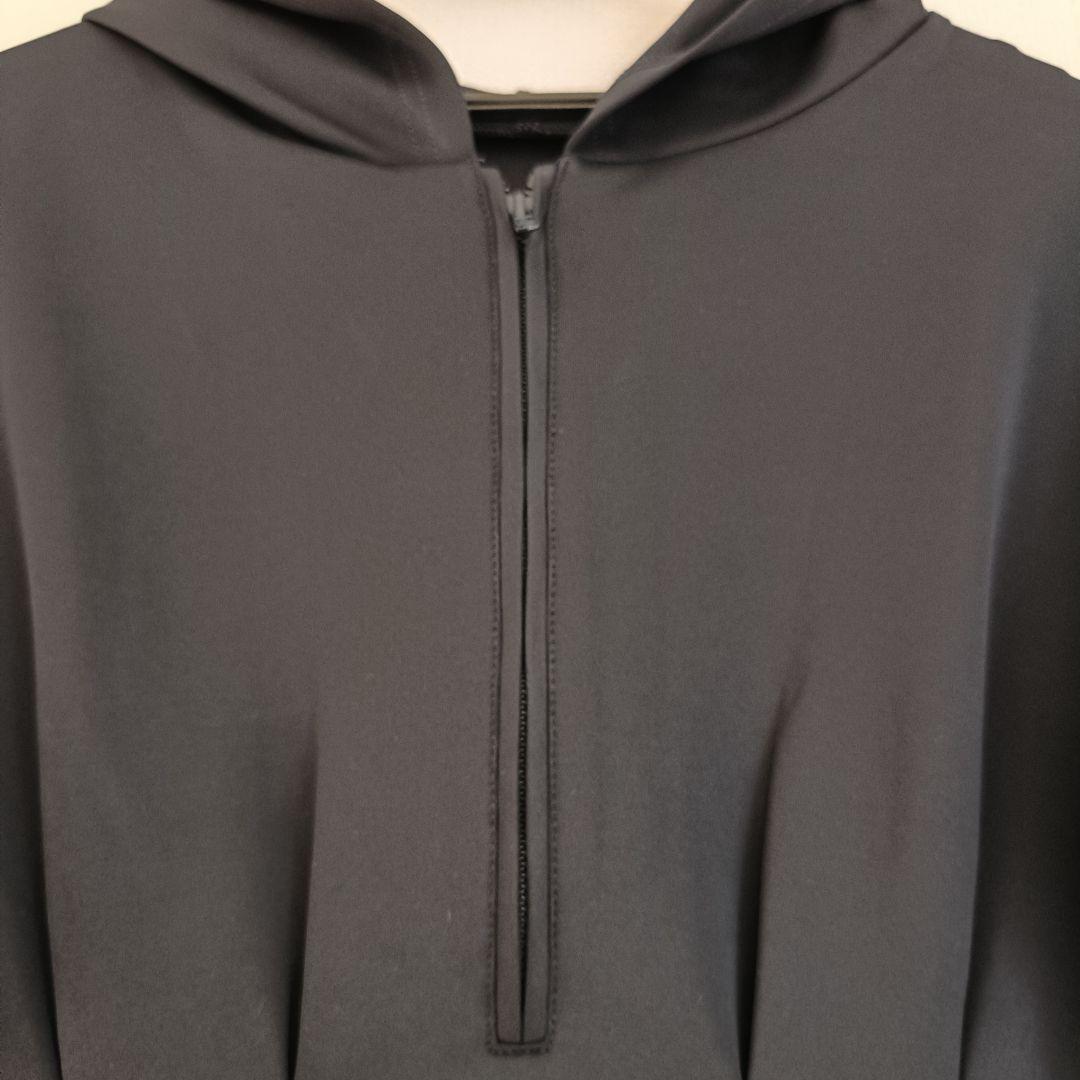 CINEMATIQ ダブルポケットパーカーワンピ ネイビー フリーショート