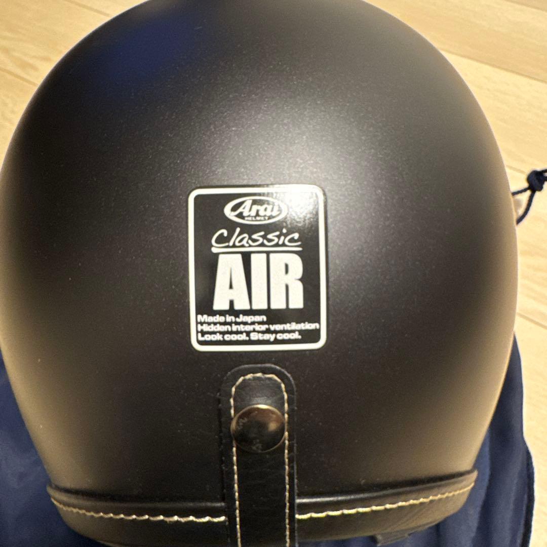 Arai ジェットヘルメット マットブラック - メルカリ