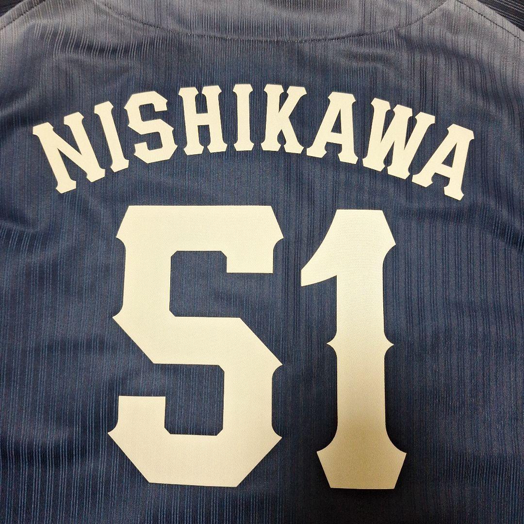 2025 埼玉西武ライオンズ レプリカユニフォーム ビジター #51.西川愛也