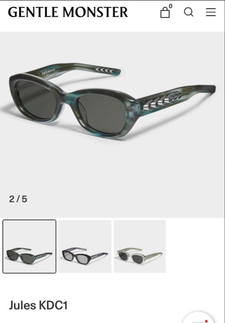 GENTLE MONSTER Jules KDC1 サングラス Jules KDC1 | Gentle Monster INT Official Site