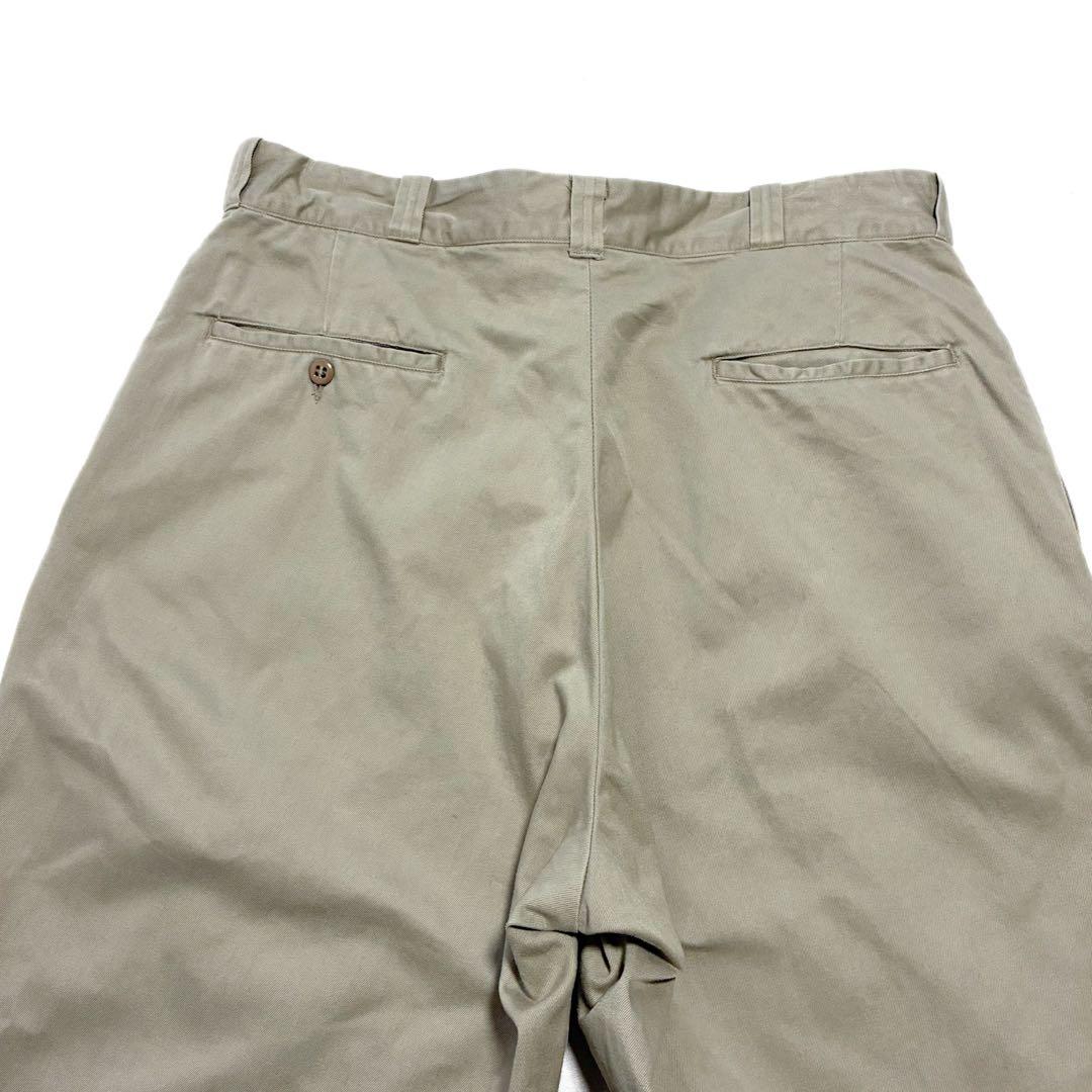 良品 60s 米軍 8.2oz コットン チノパン W36 L29 ミリタリー