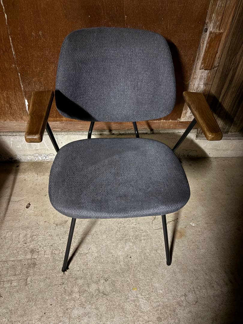 美品 セキカグ 関家具 クラッシュゲート 🌼 アボックチェア グレー