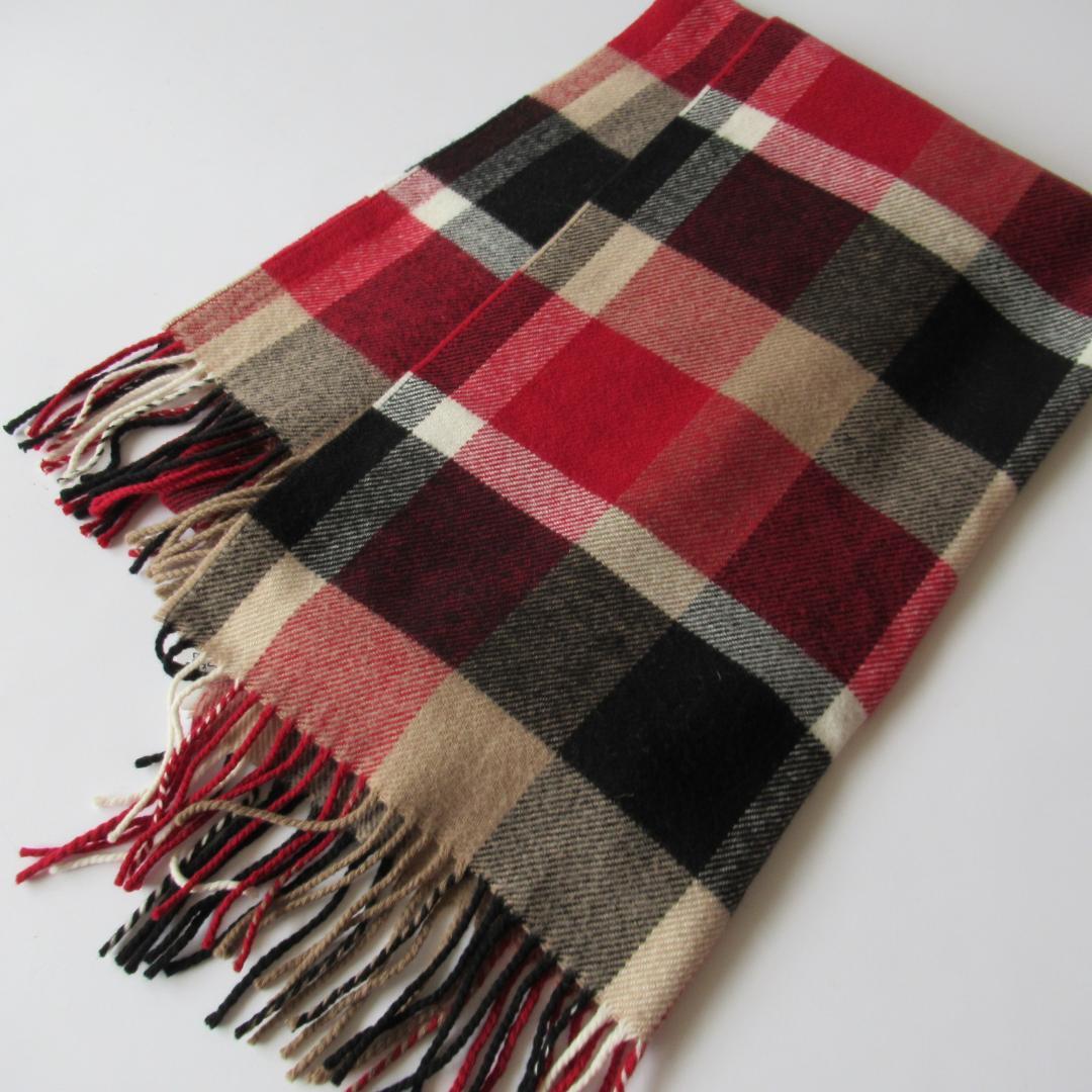 ブラックレーベルクレストブリッジ 新品レッド ストール / マフラー No.2 クレストブリッジチェックマフラー（マフラー/ストール）｜BLACK LABEL