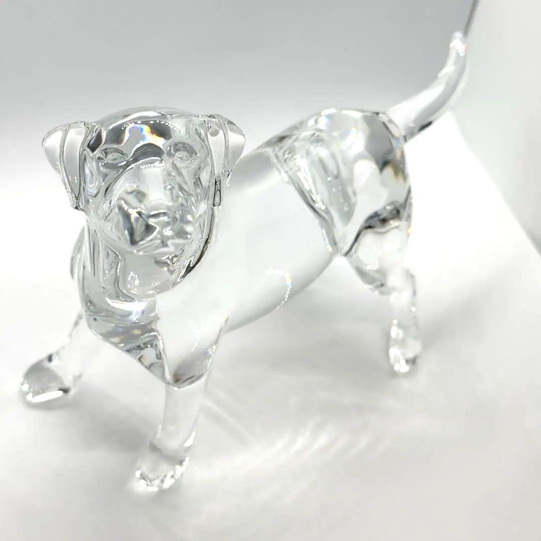 【箱有り】バカラ クリスタル ラブラドール　フィギュアリン　犬　ドッグ バカラ（Baccarat） 『ドッグ 犬 ラブラドール POINTER Labrador
