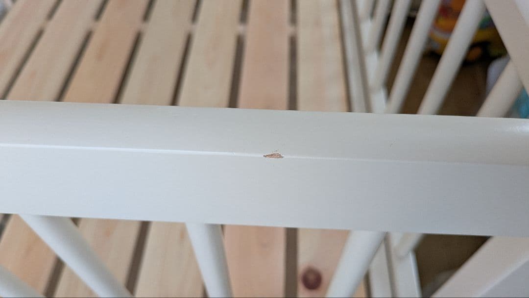 キンタロー社（日本製）ポムヌーベル（ホワイト、すのこ床板） ベビー