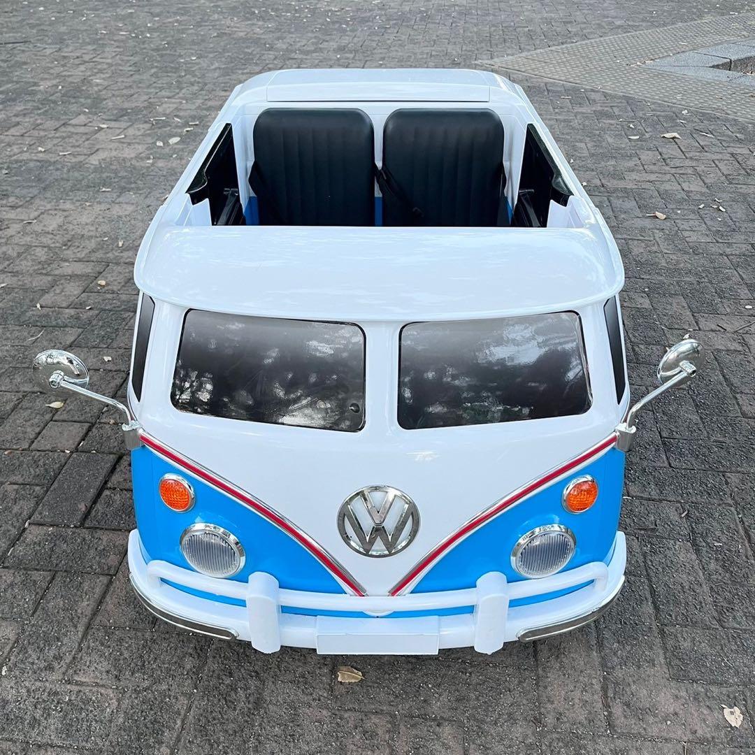 超希少✨️ ワーゲンバス 電動ラジコン 子供2人乗り 体重40kgまで可能