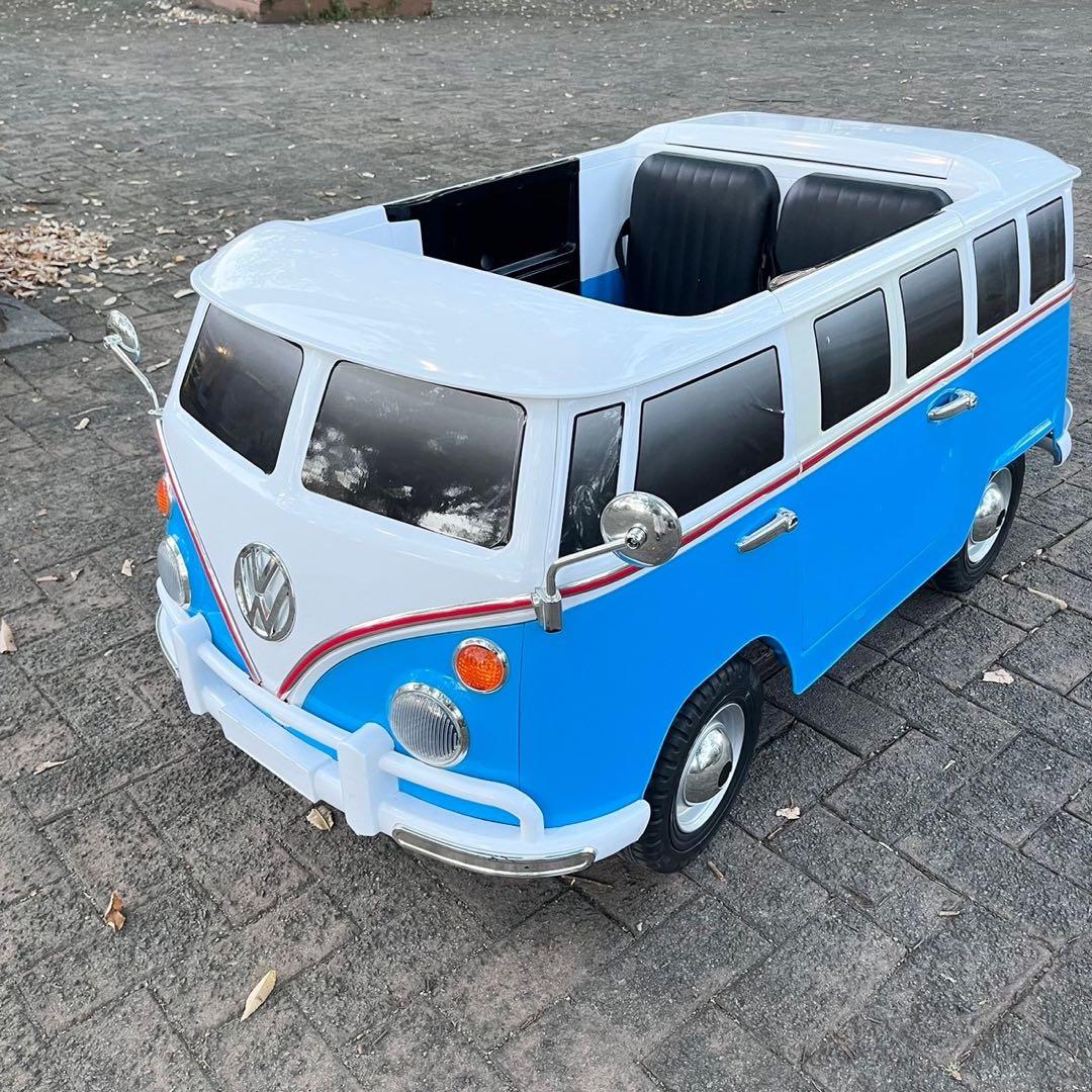 超希少✨️ ワーゲンバス 電動ラジコン 子供2人乗り 体重40kgまで可能