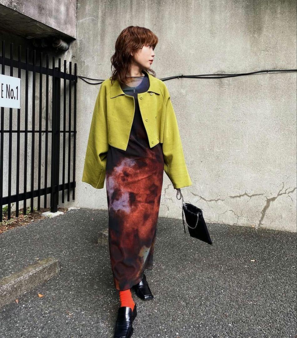 MIRANDA TAIDAI SHEER LONG TOP ameri - メルカリ