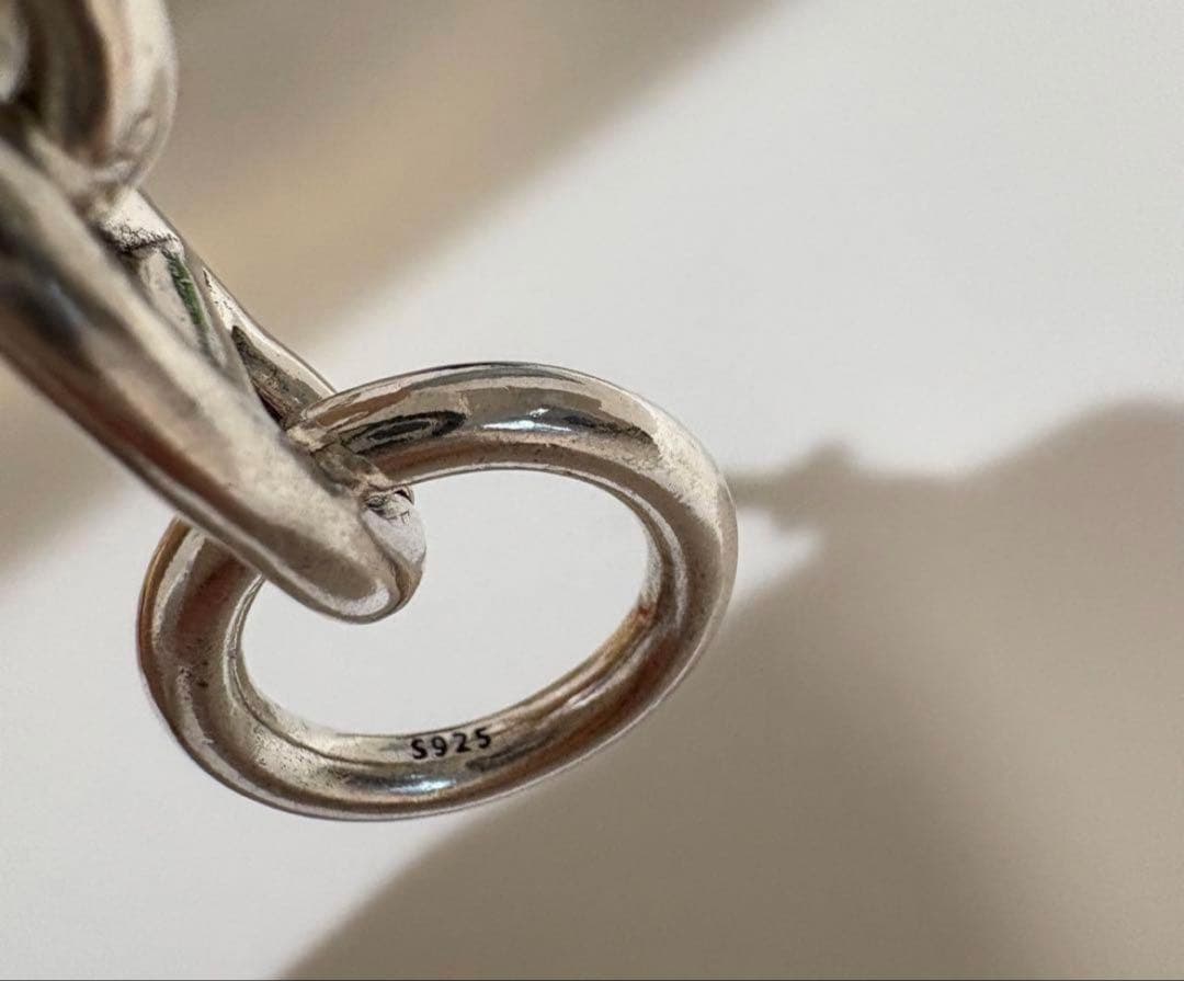 アンカーチェーンブレスレット 純銀 トグル式【75g】 - メルカリ