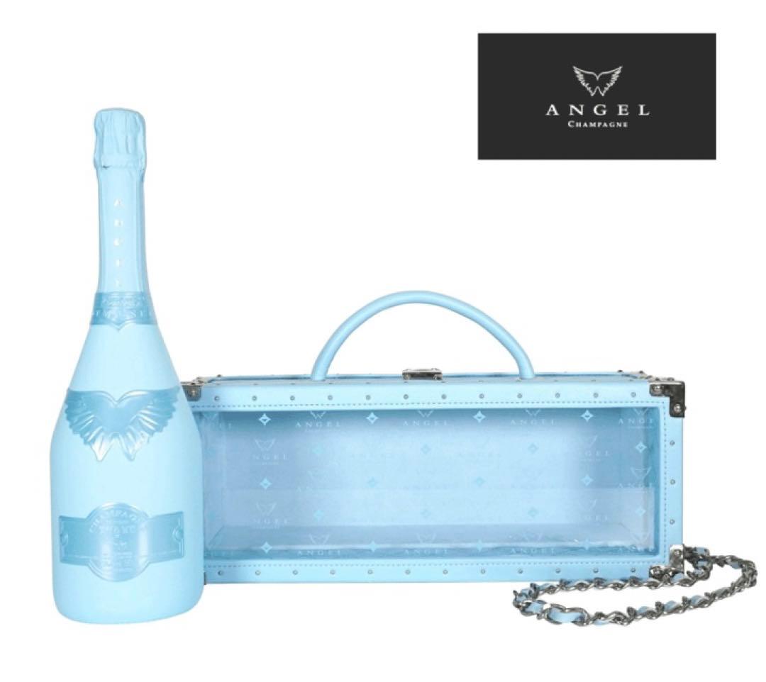 エンジェル】鍵付き 空箱 ANGEL CHAMPAGNE ドゥミセック ブルー - メルカリ
