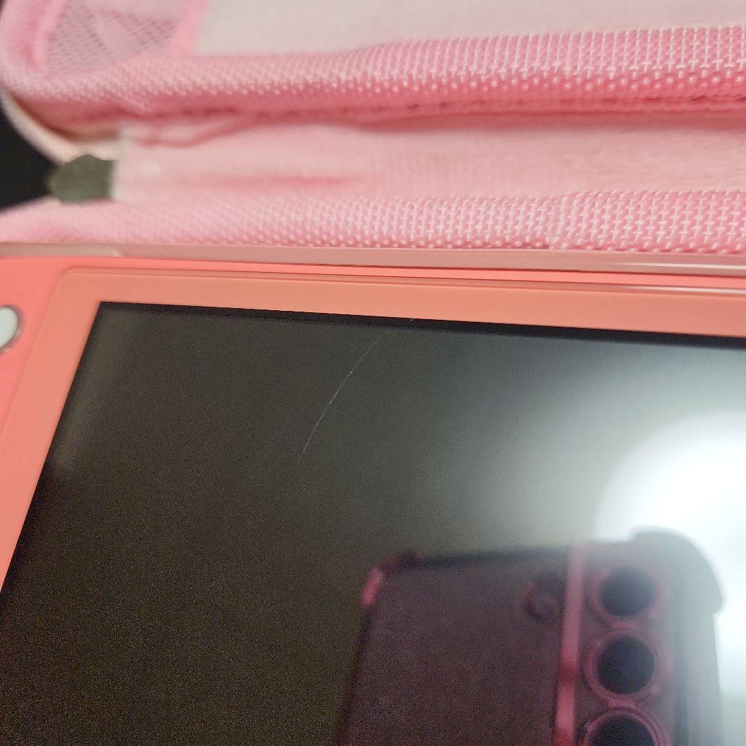 Switchライト ケース カバー付き コーラルピンク - メルカリ