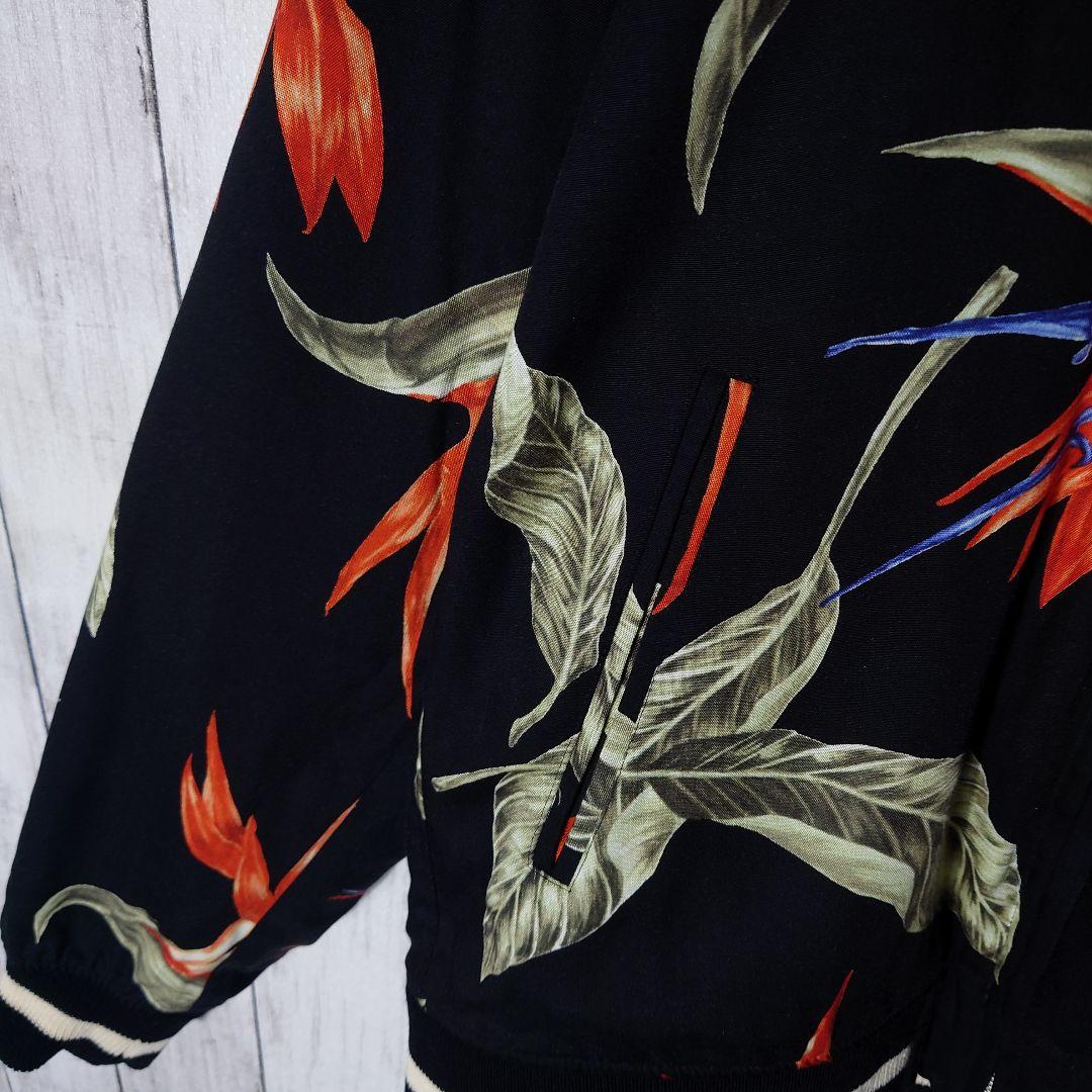 リバーシブル】ワコマリア ボタニカル ギンガムチェック ブルゾン