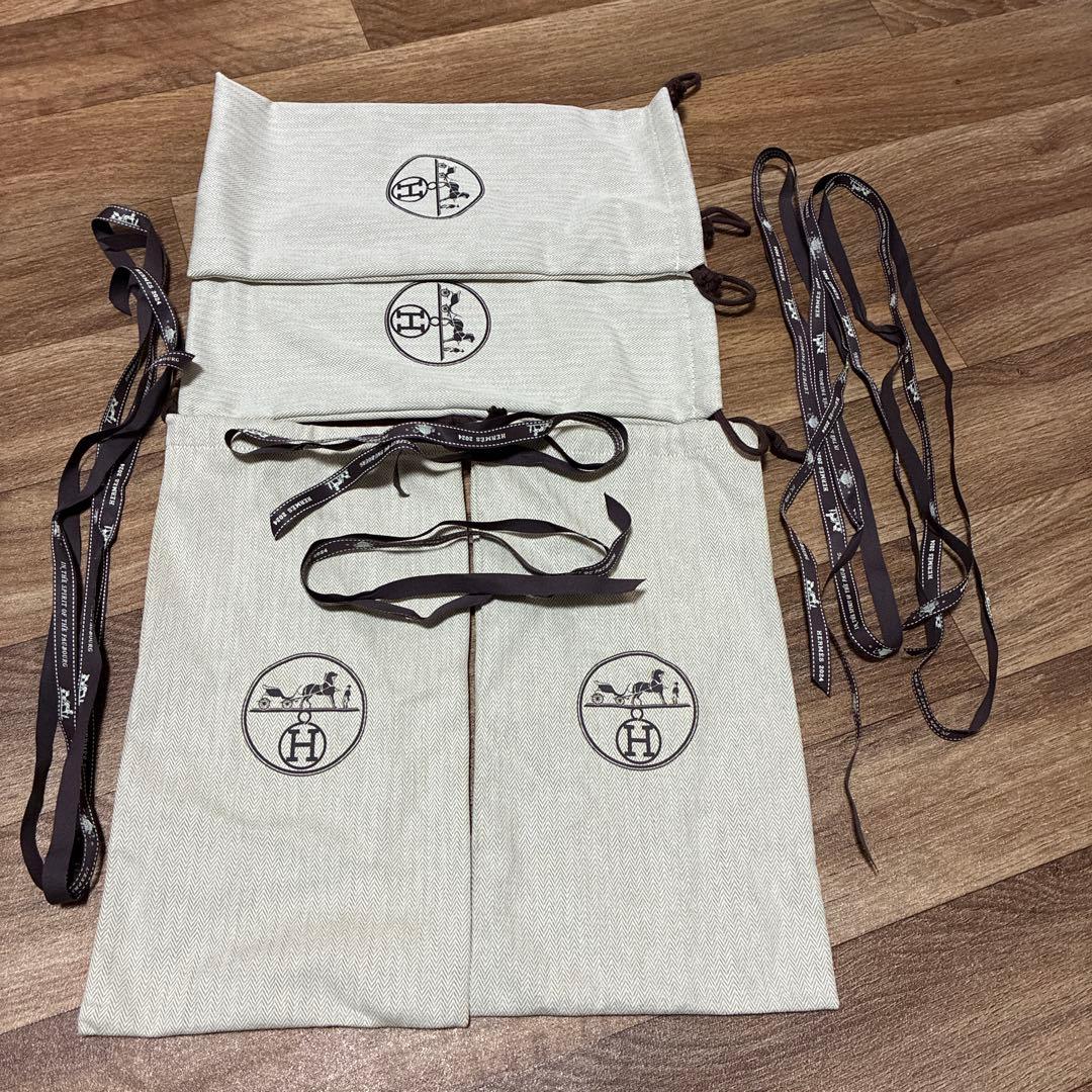 HERMES 保存袋 巾着 純正品 - メルカリ
