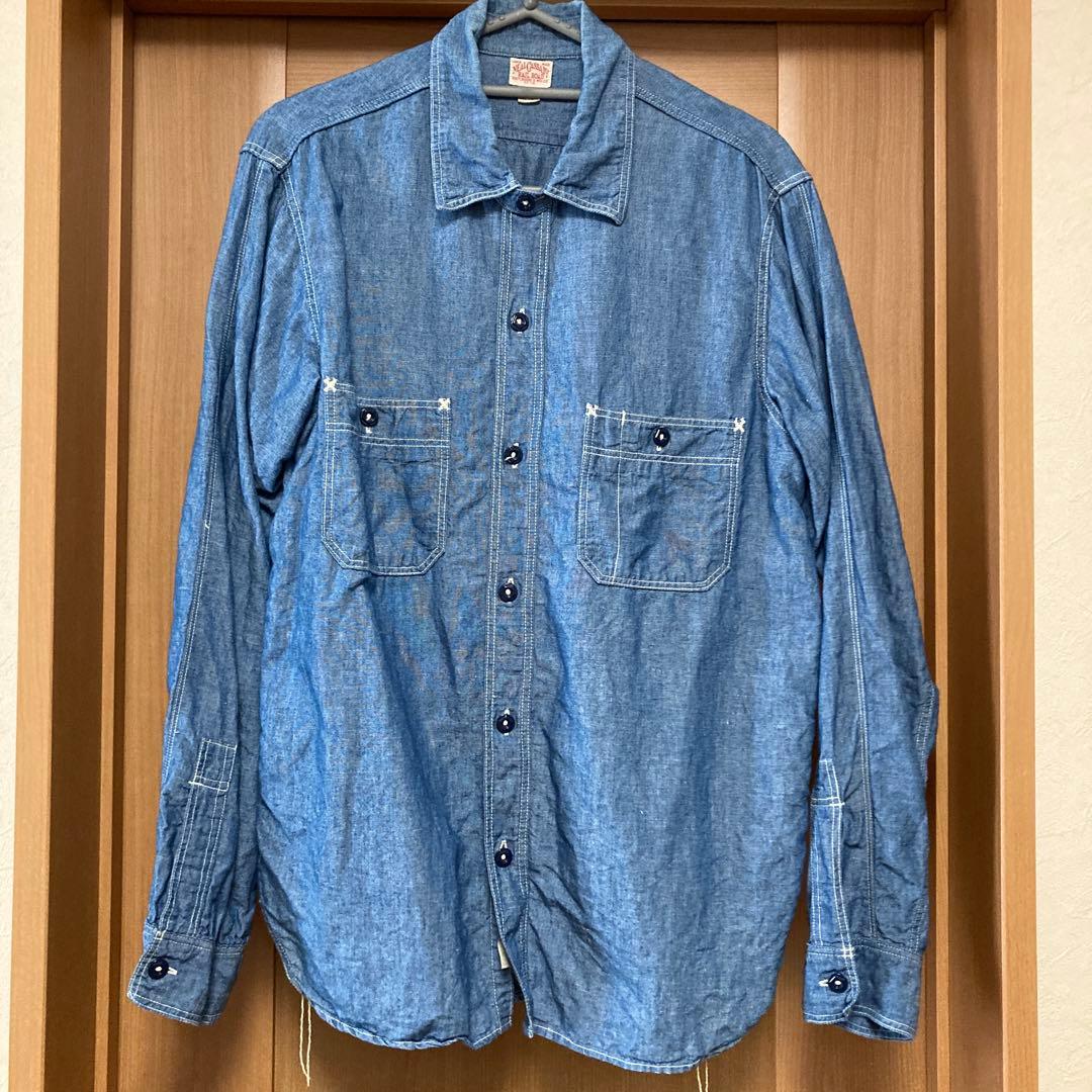希少)ブートレガーズ ”CHAMBRAY SHIRT”フリーホイーラーズ - メルカリ