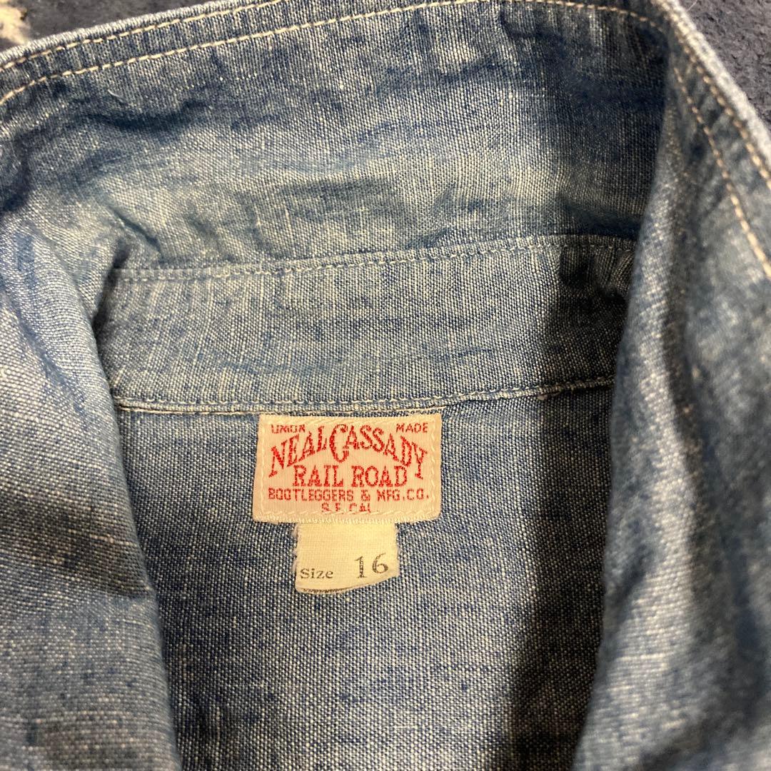 希少)ブートレガーズ ”CHAMBRAY SHIRT”フリーホイーラーズ - メルカリ