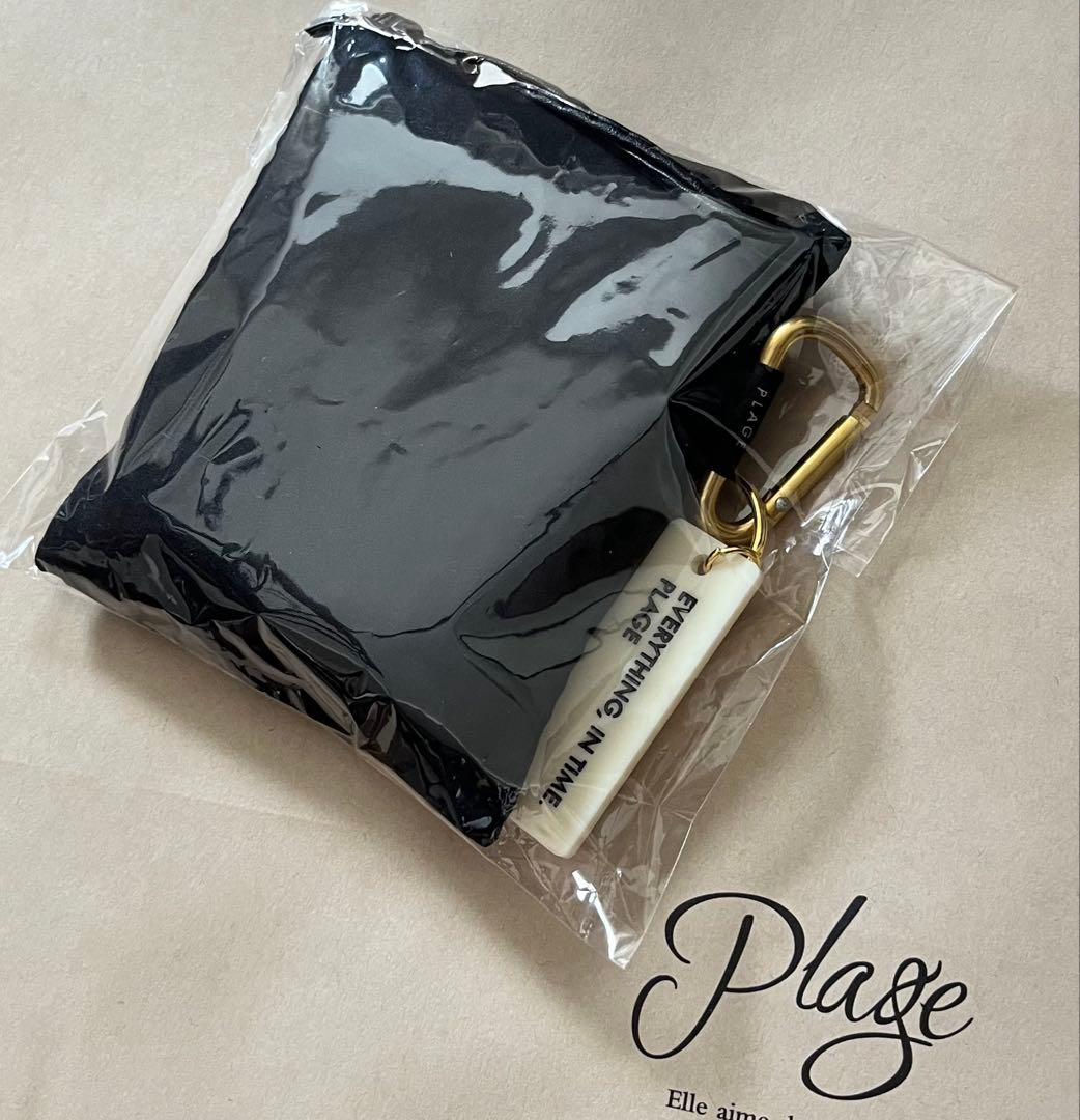 Plage プラージュ ノベルティ エコバッグ チャーム ブラック 黒 - メルカリ