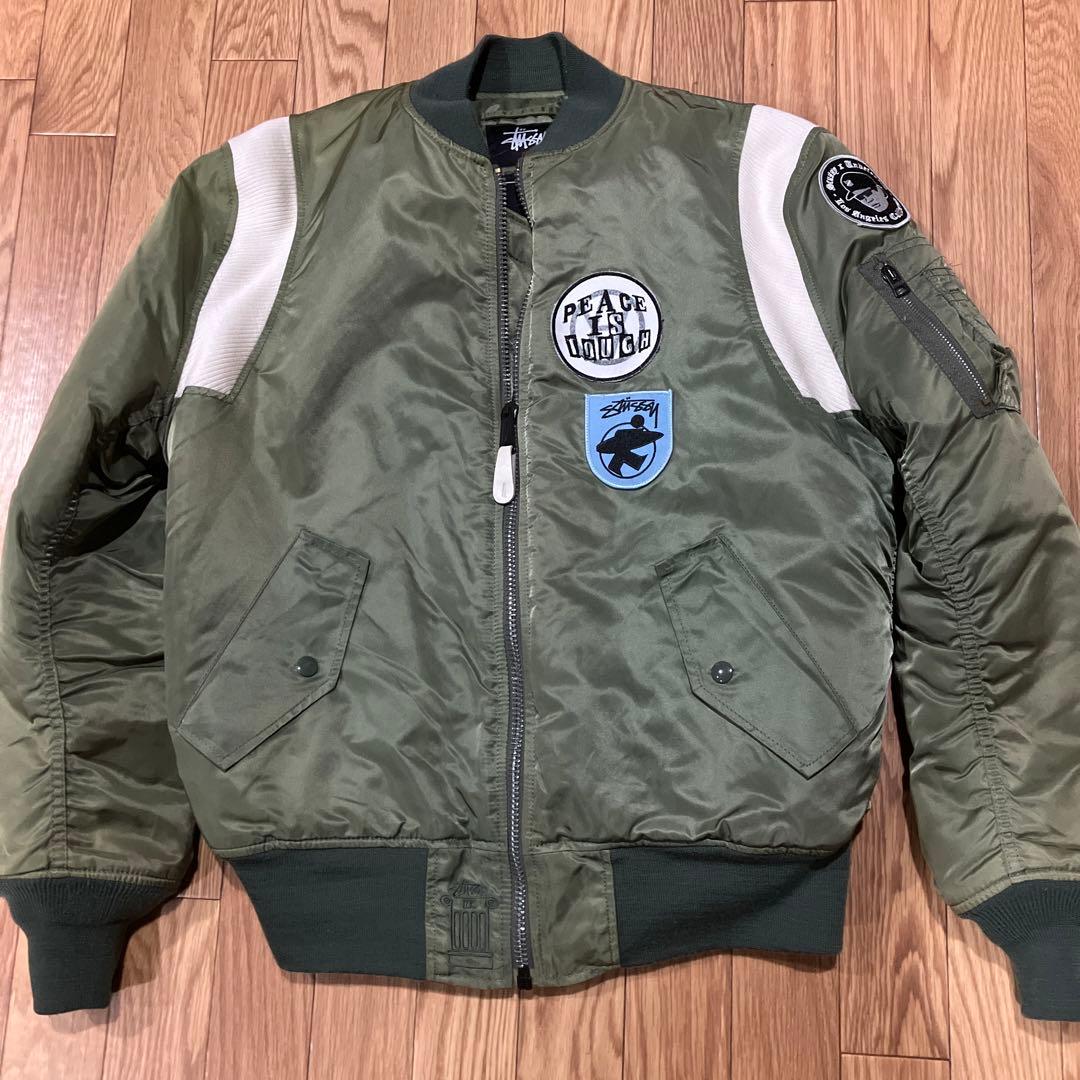 stussy × ALPHA × fragment MA-1 コラボ 25周年 - メルカリ