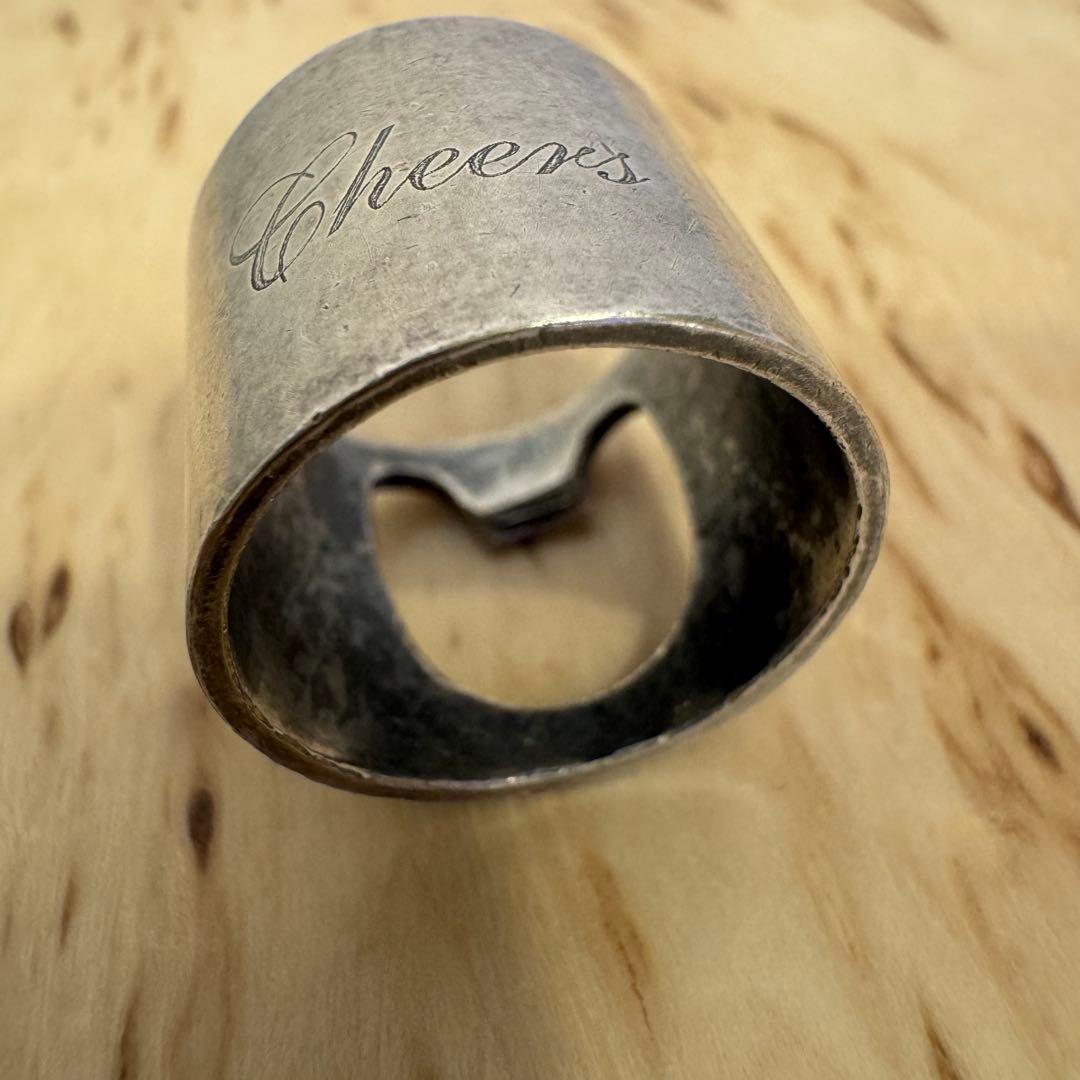 希少 本人期 マルタンマルジェラ 栓抜きリング Cheers 指輪 2way 大変