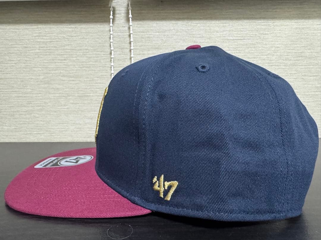 アーセナル 47 Brand ネイビー ゴシック A キャプテン キャップ 47 www