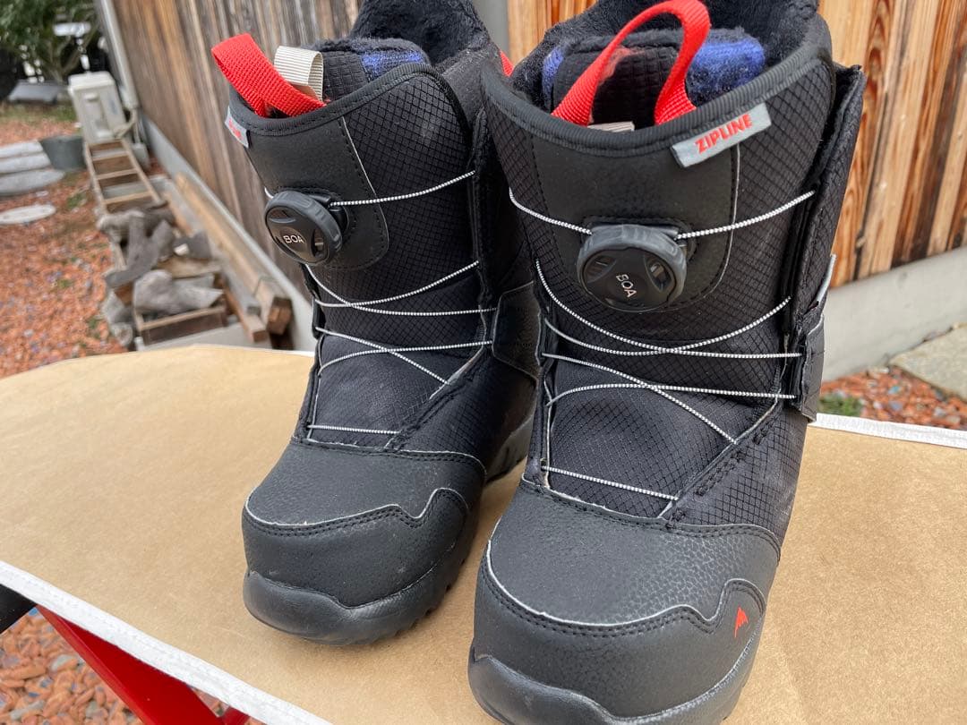 BURTON ZIPLINE BOA22cmキッズ・ジュニア用スノーボードブーツ 23-24 BURTON Kids' Zipline BOA スノーボード ブーツ キッズ ジュニア