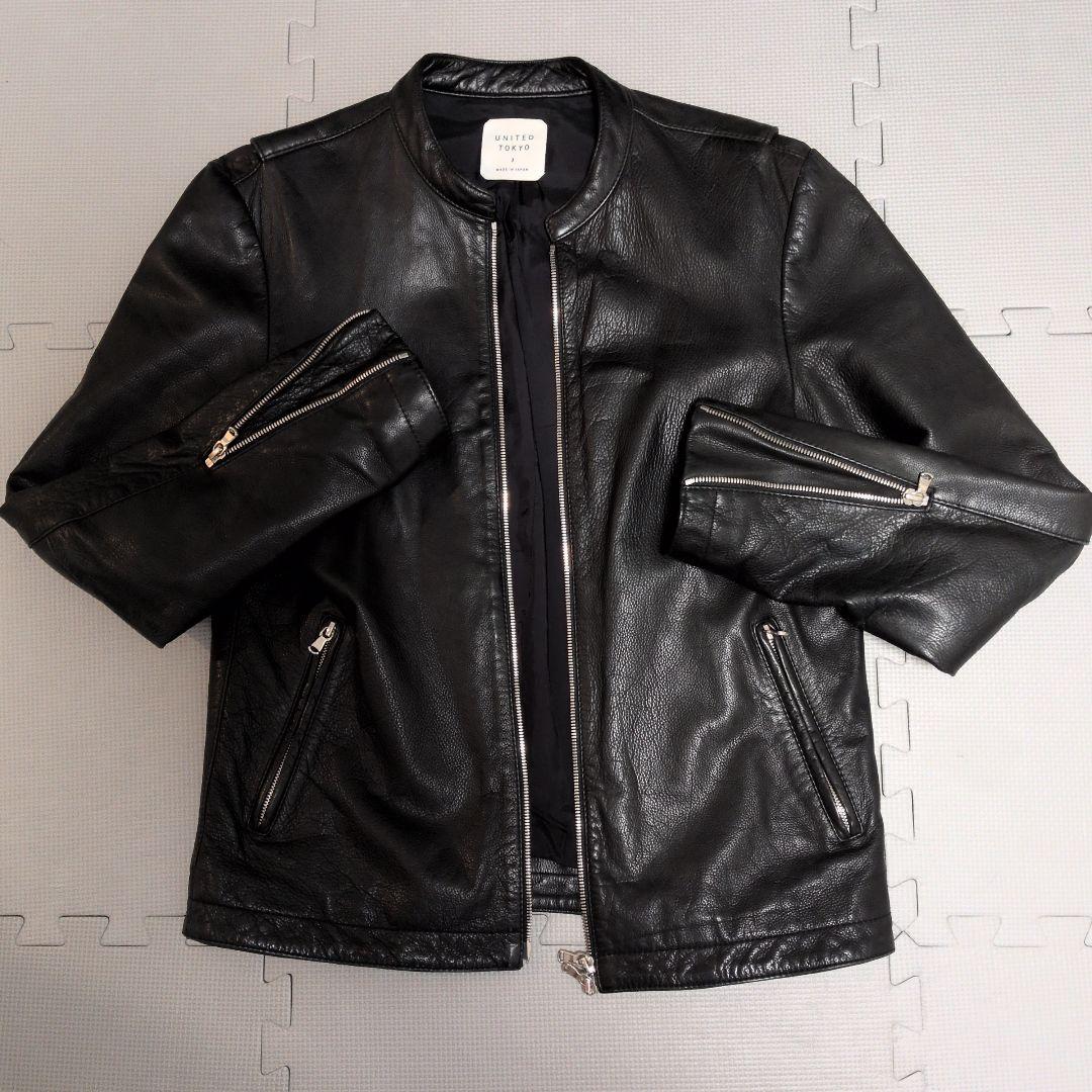 UNITED TOKYO 牛革レザージャケット サイズ2 - メルカリ