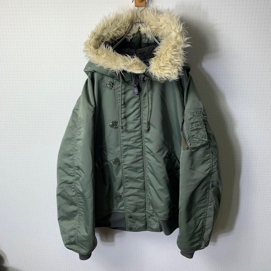 LENO N-2B JACKET 2 セージグリーン オーバーサイズ 原宿 - メルカリ
