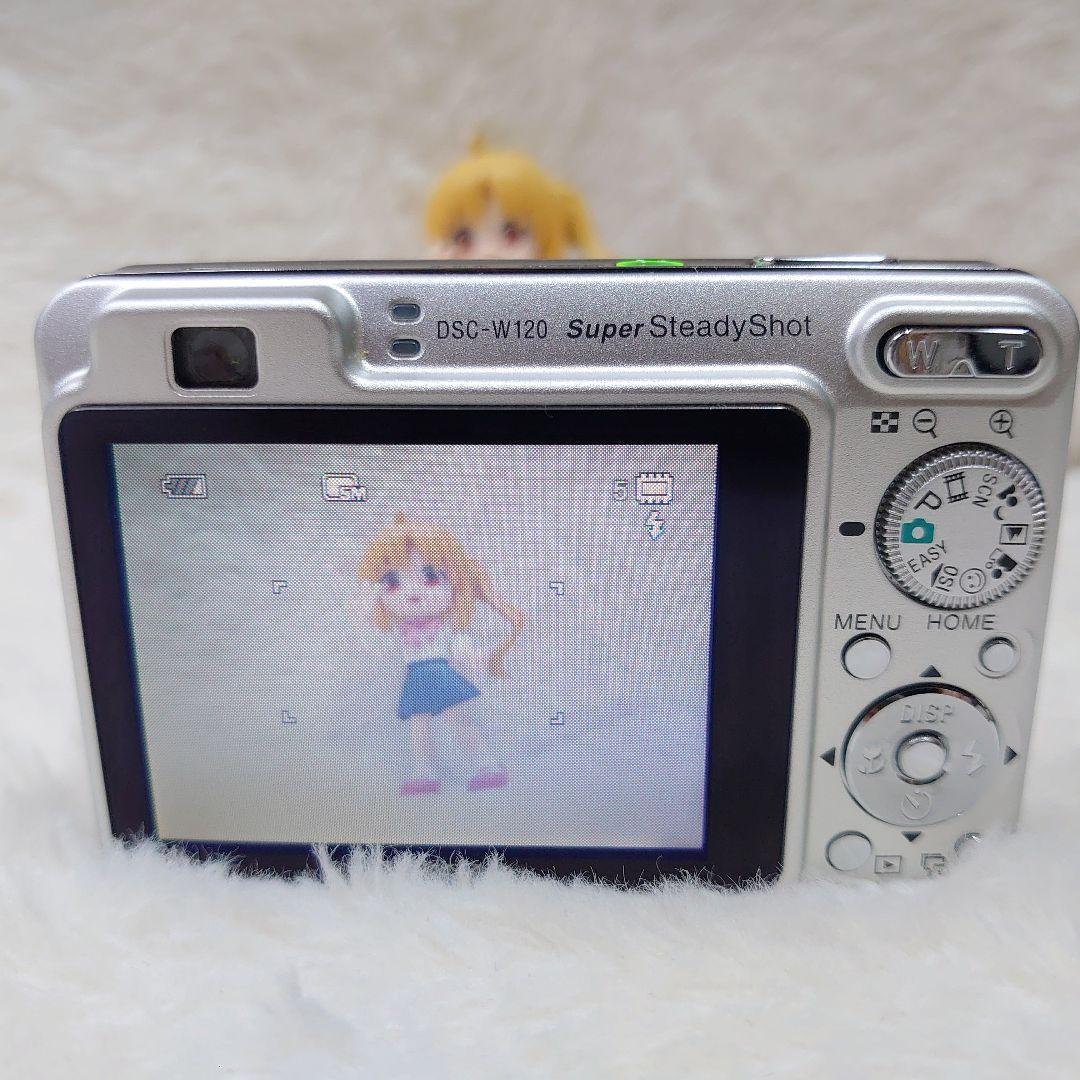 ✨極美品✨SONY Cyber-shot DSC-W120 シルバー 箱付き - メルカリ