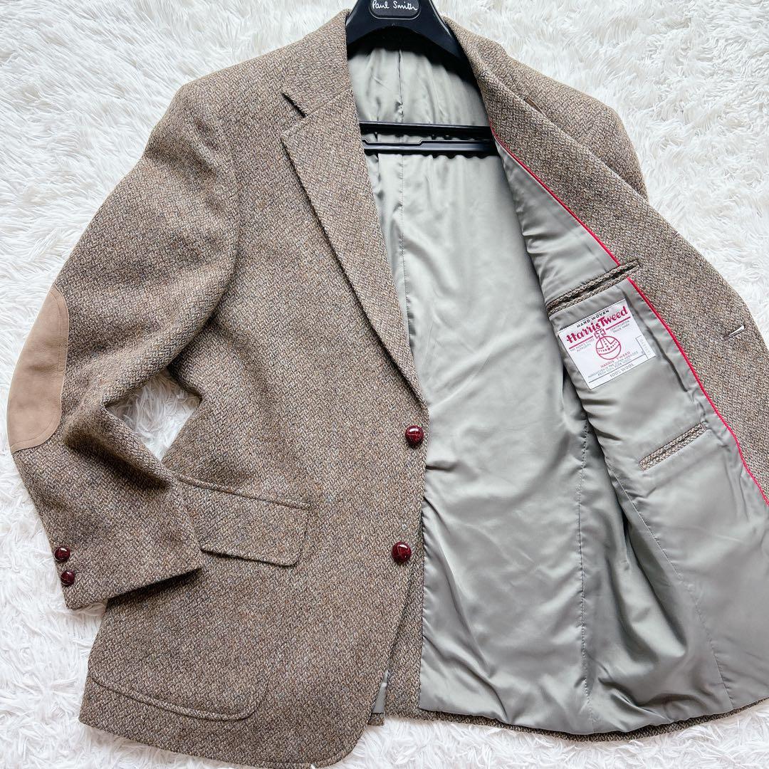 美品 J.PRESS ハリスツイード テーラード ジャケット くるみボタン