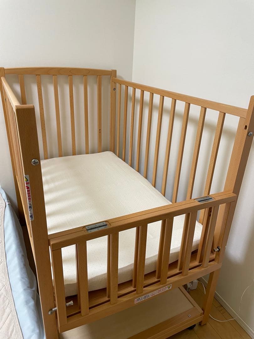 【JJ】ベビーベッド ヤマサキ ハイタイプベッド ツーオープン ハイタイプベッド ツーオープン ヤマサキ(Yamasaki) 標準サイズベビー