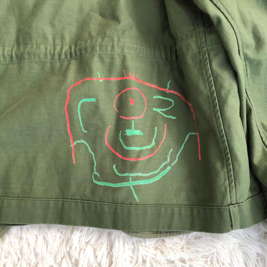 FACETASM オーバーサイズ ミリタリージャケット ファセッタズム オリーブ