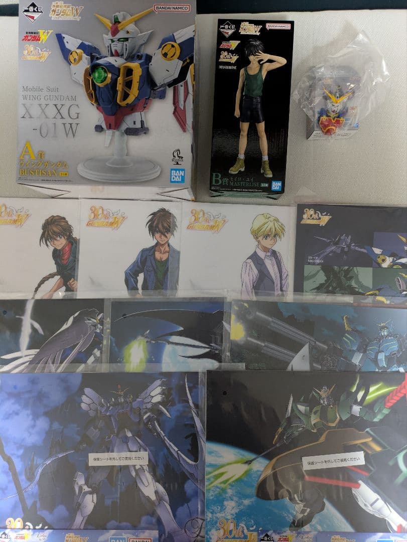 一番くじ ガンダムW A賞 B賞 フィギュア セット + おまけ 一番くじ 機動戦士ガンダム ラストワン賞 A賞 B賞 フィギュア セット