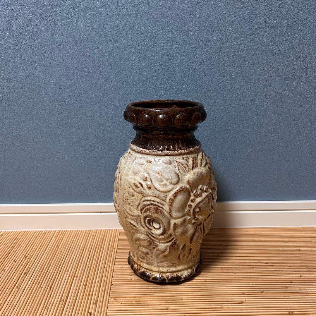 Scheurich 旧西ドイツ　アンティーク花瓶 ヴィンテージ 西ドイツ製 Scheurich 陶器 花瓶