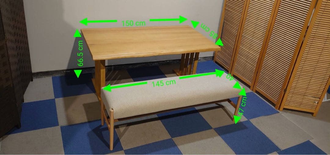 東京都23区送料込 ◇ ニトリ食卓+ ダイニングベンチ(TPH4772) - メルカリ