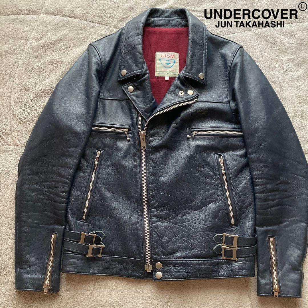 初期型 UNDERCOVER ダブルライダースレザージャケット 08AW - メルカリ