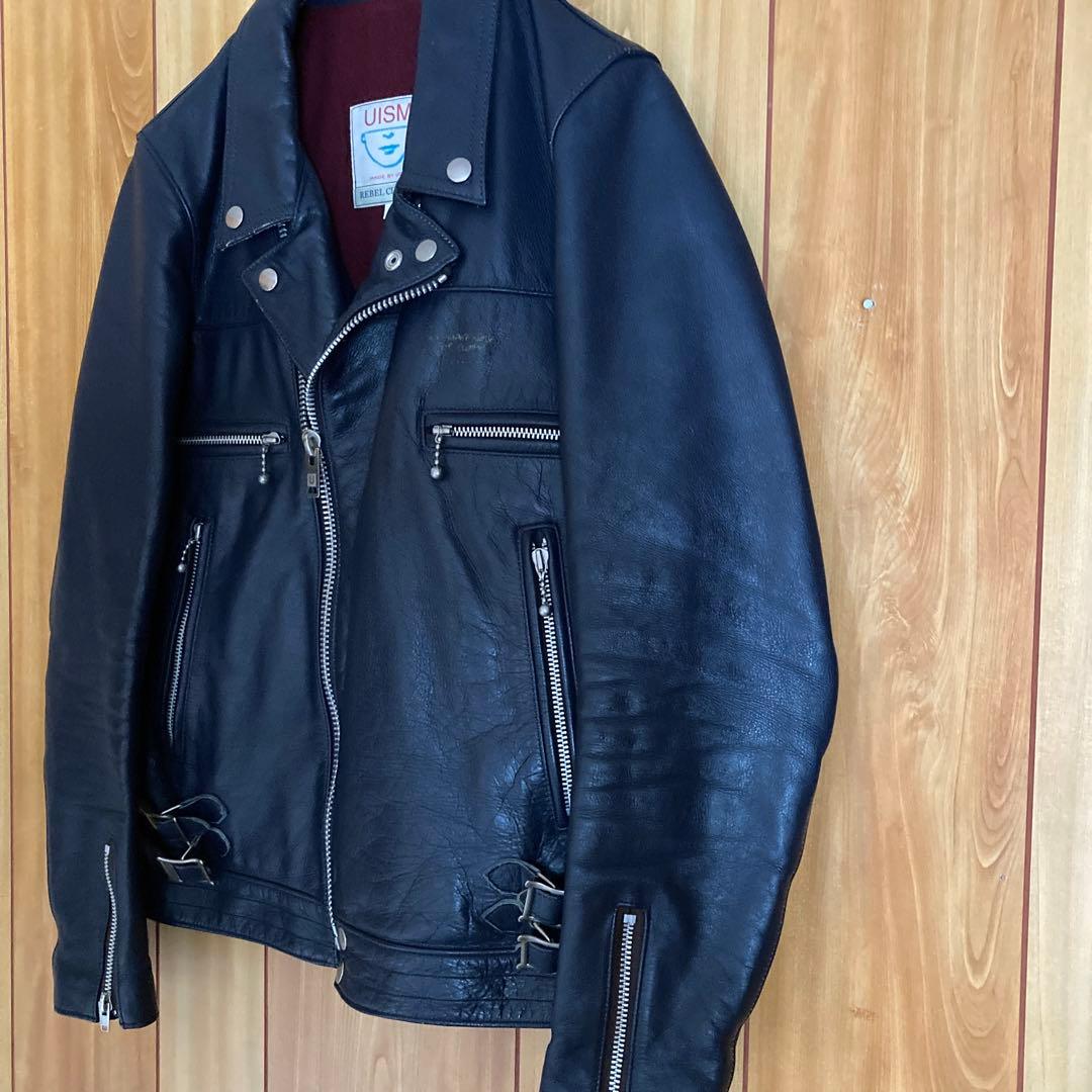 初期型 UNDERCOVER ダブルライダースレザージャケット 08AW - メルカリ