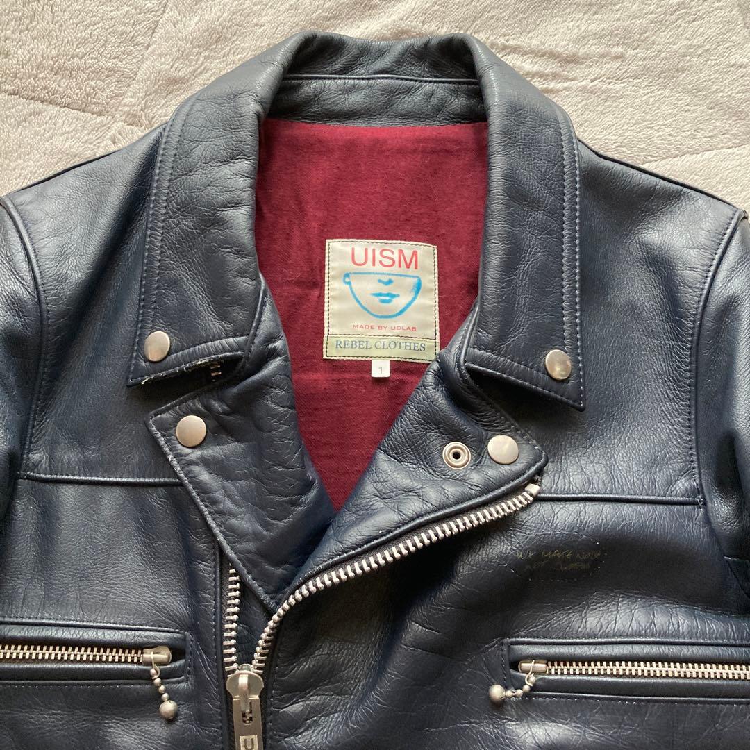 初期型 UNDERCOVER ダブルライダースレザージャケット 08AW - メルカリ