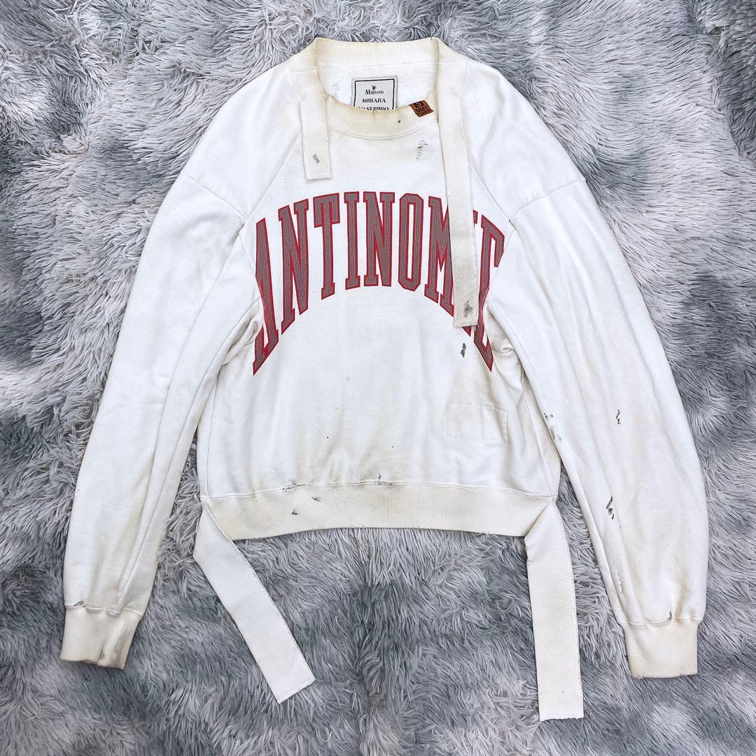 22AW ミハラヤスヒロ ビンテージ加工スウェット ドッキング襤褸 - メルカリ