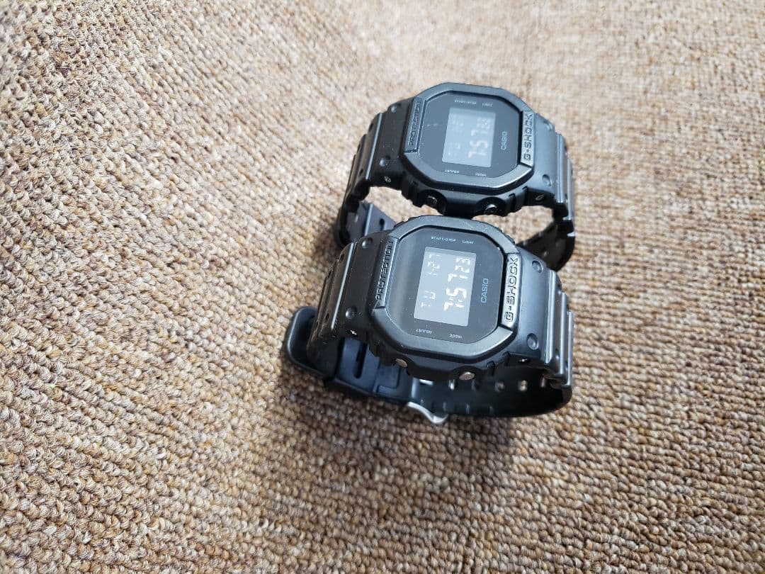 2本セットCASIO DW-5600BB 正常稼働品 G-SHOCK Gショック - メルカリ