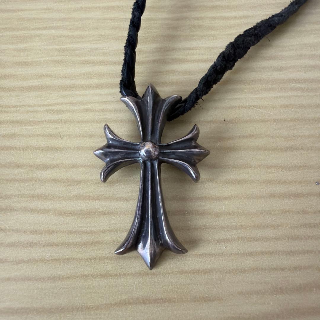 正規品CHROME HEARTS CHスモールクロス チョーカー - メルカリ