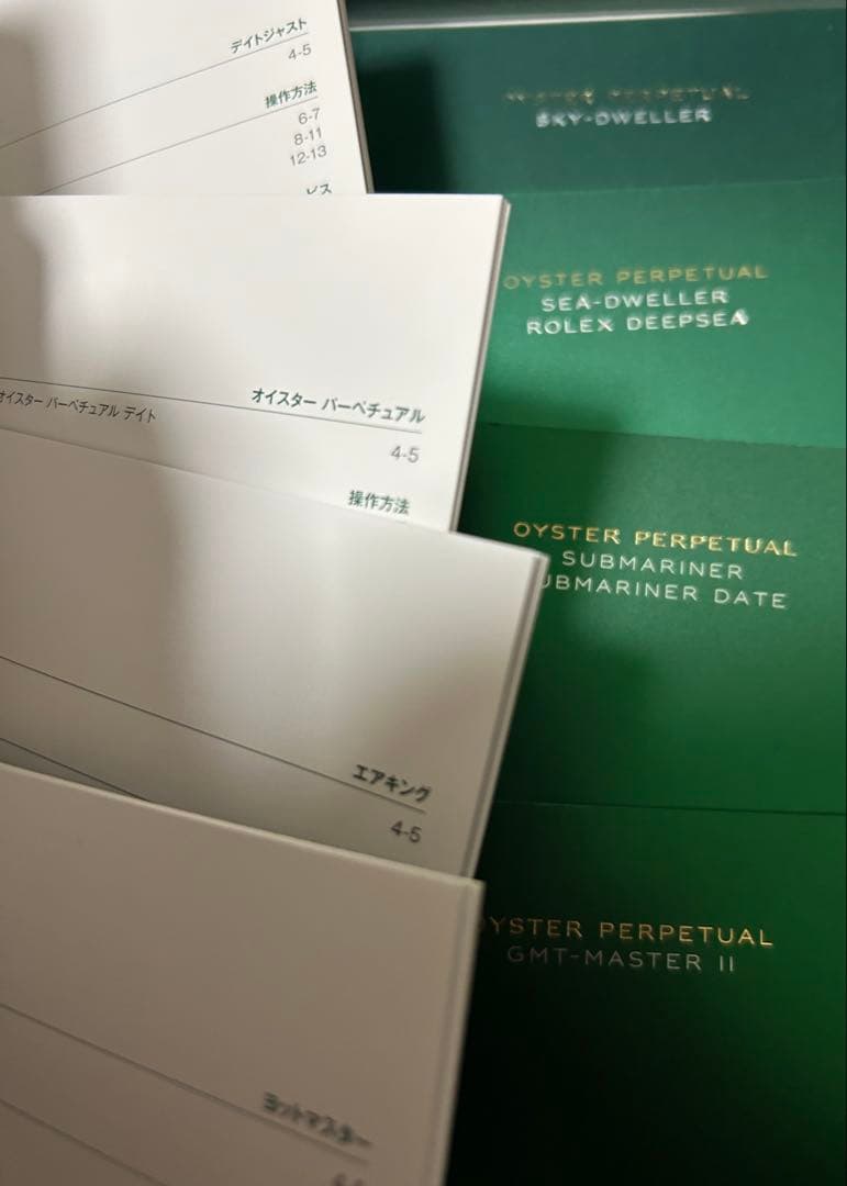 ロレックス純正デイトナ・デイトジャストMサイズ BOX 2箱 付属品 計32