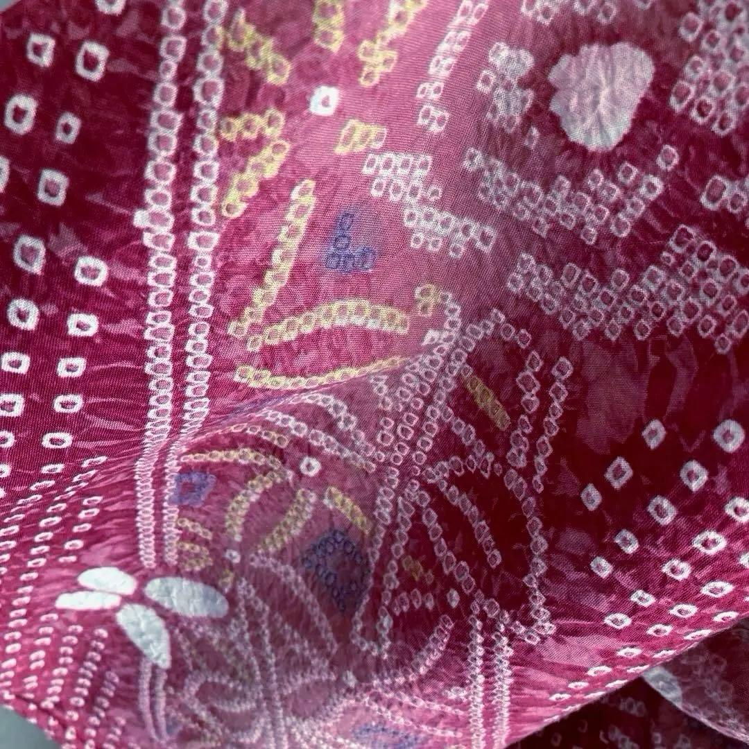 *nuko* 有松絞り浴衣・有松鳴海絞り浴衣　手縫い　蝶々　No.8-80