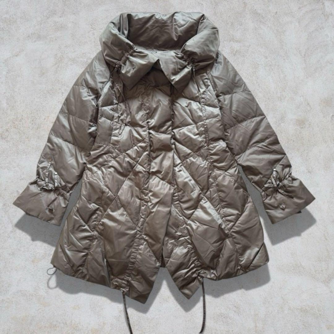 センソユニコ ダウンジャケット 変形 ビッグカラー ドローコード L 1877960_24724159_1416138381_k3