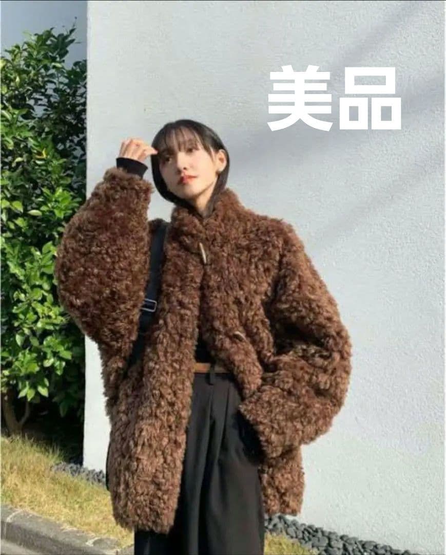 CLANE クラネ CURL FUR SHORT COAT ファーコート - メルカリ
