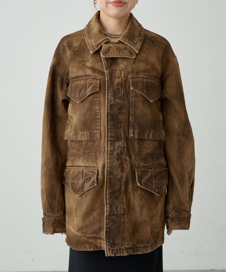 Loungedress】【ainode】hinaseレザーライクブルゾン - メルカリ