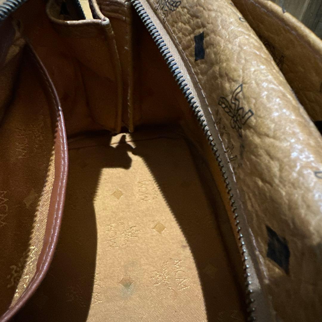 MCM ロゴプリント ボストンバッグ美品 - メルカリ