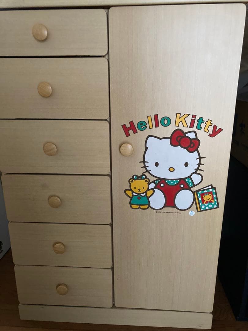 ハローキティ タンス サンリオ キティ ミニチェスト キッズ キティちゃん 楽天市場】キャラクターチェスト ハローキティ | 完成品 日本製 木製